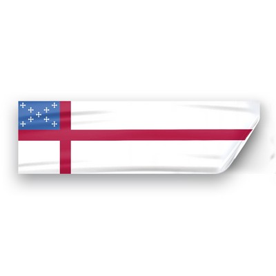 Episcopal Window Decals 3x10 Inch