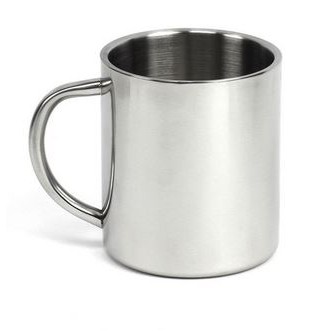 9 Oz. Stainless Steel Mug w/C Handle