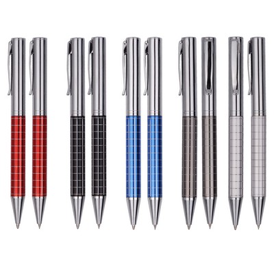 Executive Metal Ballpoint Pen & Pencil Set