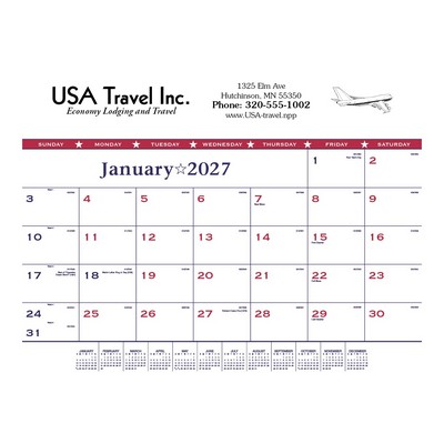 Triumph® Calendars Patriotic Desk Pad