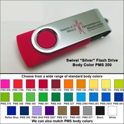 Swivel Flash Drive - 64 GB Memory - Body PMS 200