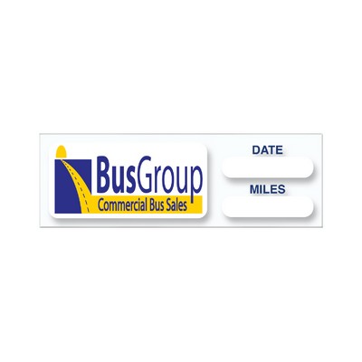 Service Reminder Sticker - V-T Tac (3"x1") - Full Color