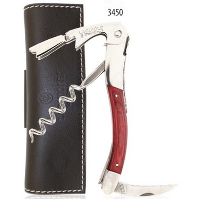 Laguiole Tradition® Corkscrew w/Red Stamina Handle