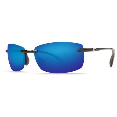 Costa Del Mar® Ballast Polarized Sunglasses w/Shiny Black Frames & Blue Mirror Lenses