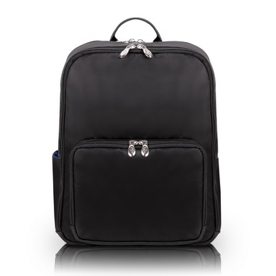 TRANSPORTER | 15" Black Nylon Dual-Compartment Laptop & Tablet Backpack | McKleinUSA