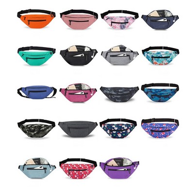 Large Crossbody Fanny Pack Hands-Free Wallets Waist Pack Phone Bag Carrying