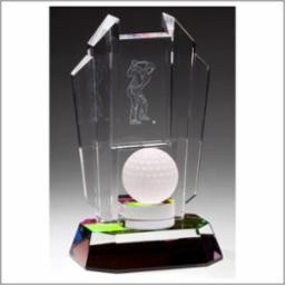 Small Crystal Golf Award