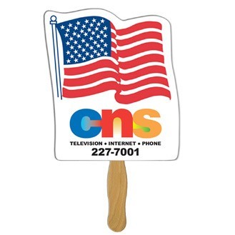 Flag Hand Fan Full Color (1 Side only)
