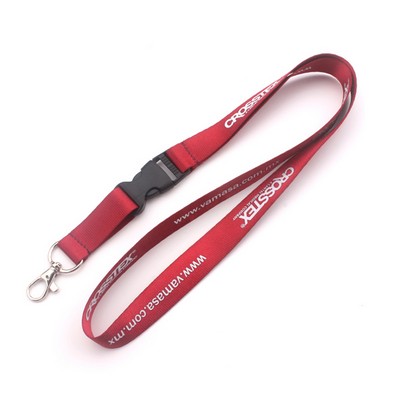 1/2" Nylon Lanyards W/Buckle Release