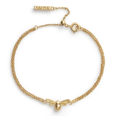 Olivia Burton® Lucky Bee Gold Chain Bracelet