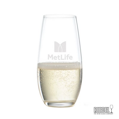 RIEDEL Stemless Flute - 9.25oz - Deep Etch