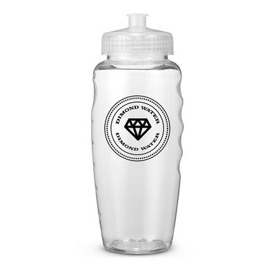 USA Made 30 oz Polyclear Gripper Water Bottle