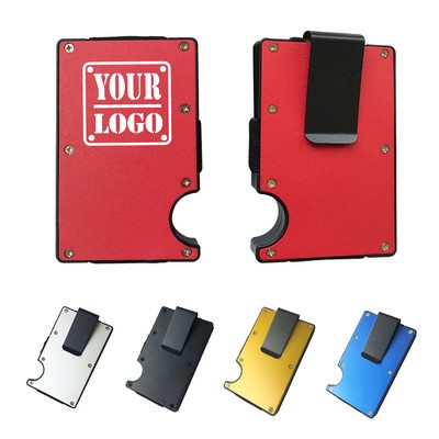 Minimalist RFID Wallet w/ Money Clip