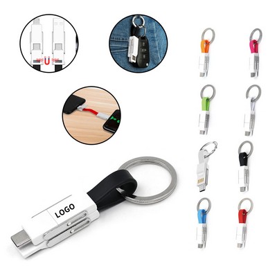 3" 1 Magnetic USB Keychain Cable