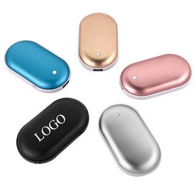 4000mAh 2-In-1 Rechargeable USB Hand Warmer Power Bank