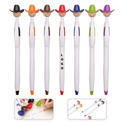 Cowboy Hat Smiley Pens