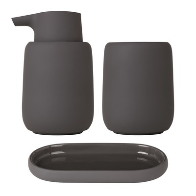 blomus Sono Magnet Gray Bathroom Accessory Set