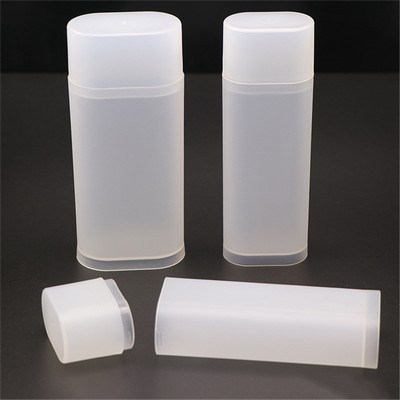Simple Plastic Large capacity Frosted Clear Pen Holder Tube Box With Easy Open Cap