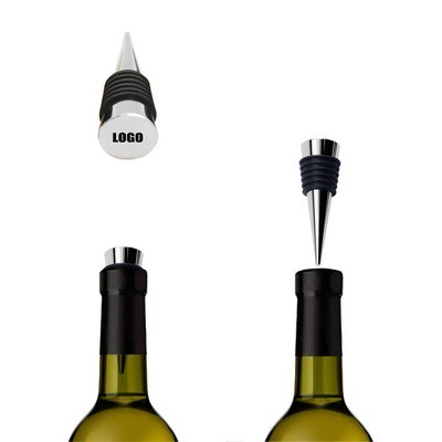 Cork Bottle Stopper Universal Fit Cone-Shaped Wine Saver Sustainable Wood-Top Cork Plug