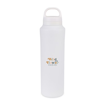 Aviana™ Rowan Recycled Stainless Steel Water Bottle - 25 Oz. - Marshmallow