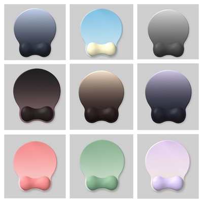 Gradient Mouse Pad W/ Silicone Infill Wrist Rest