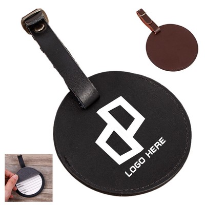 Round Golf Bag Tag
