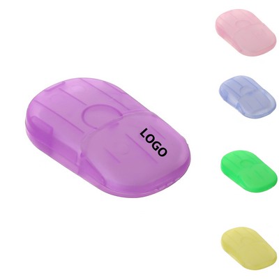 Mini Portable Hand Soap Sheets Scented Disposable Soap Paper