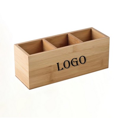 Bamboo Wood Pens Pencils Holder