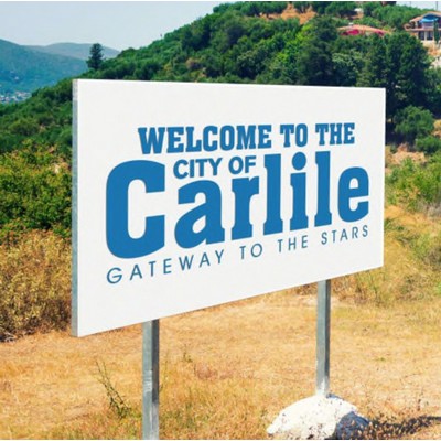 Polymetal Signs - 48"w x 72h - Custom Print
