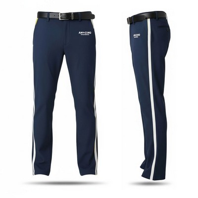Korean Premium Baseball Silk Pants Full Length W/ Piping 320 GSM