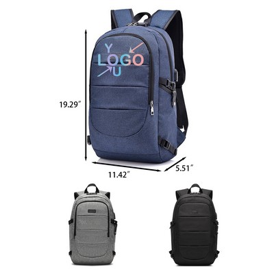 Secure USB Charging Laptop Backpack