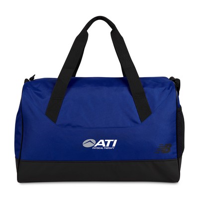 New Balance® Essentials Recycled rPET Medium Duffel - Royal