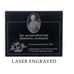 Black Granite Plaque - 5" x 7"