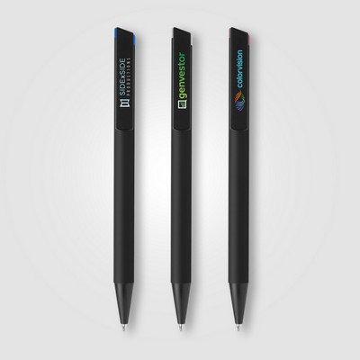 Volos Recycled Aluminum Ballpoint Pen – ColorJet Clip Decoration - Full-Color Inkjet