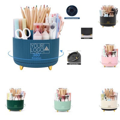 360 Degree Rotating Desk Organizer