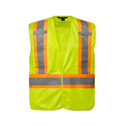 Vanguard Tricoat Hi-Vis 5 Point Tear Away Vest Dual Sized