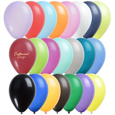 11-Inch Latex Balloons - Classic Colors