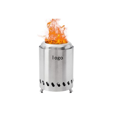 Stainless Steel Portable Outdoor Fire Pit for Backyard or Patio Use