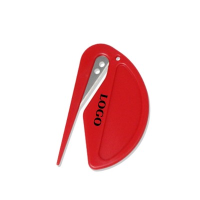 Mini Plastic Letter Opener Multi-Function Utility Knife