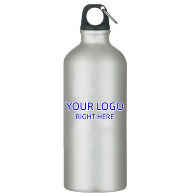 25 Oz. Sporty Aluminum Water Bottle w/ Carabiner