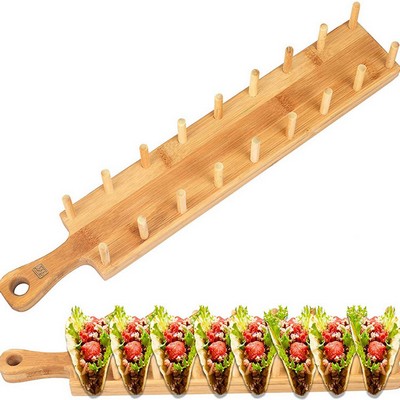Bamboo Burrito Stand