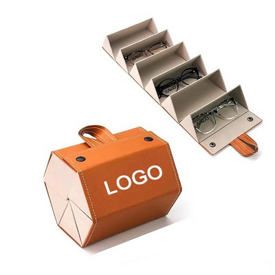 6 slot Sunglasses Organizer Hanging Case