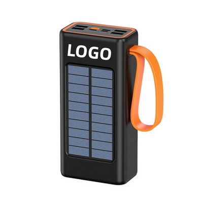 30000mAh PD Fast Charging Wireless Solar Power Bank