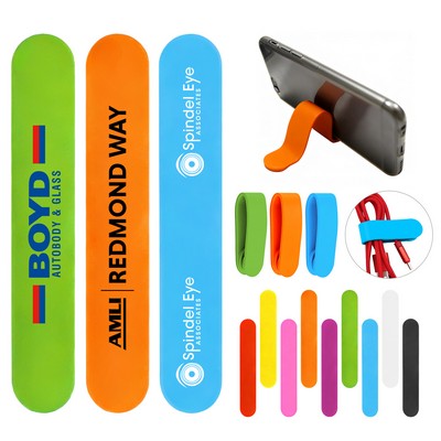 Silicone Magnetic Phone Holder Clip/ Cable Organizer