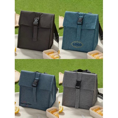 Insulated Lunch Bag With Buckle