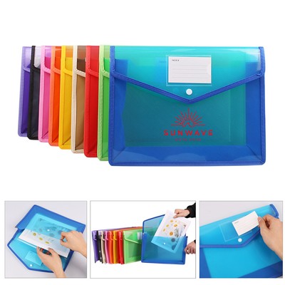 A4 Plastic File Folders Envelope
