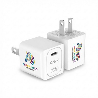 Cirtek Compact 20W PD Fast Wall Charger