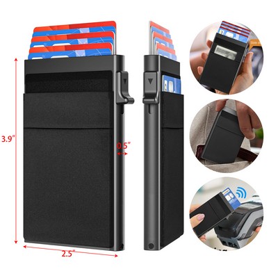Slim Credit Card Holder Front Pocket EDC Mens Wallet