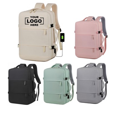 Portable Travel Laptop Backpack USB
