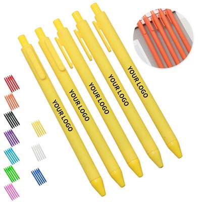 Macaron Color Slim Barrel Ballpoint Pen